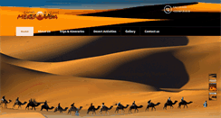 Desktop Screenshot of camelbivouac-merzouga.com